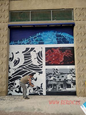 decorador persianas graffitis